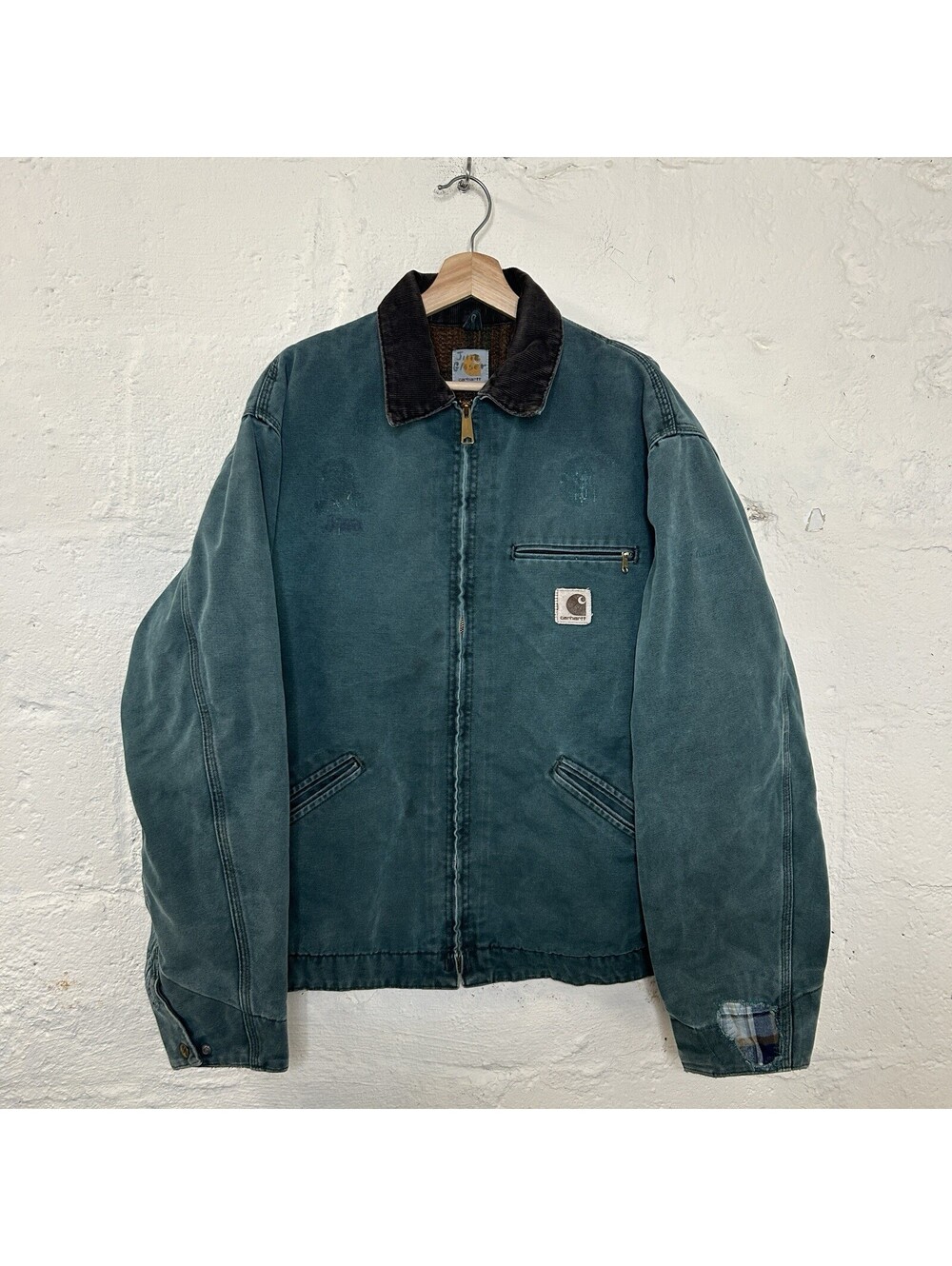 Vintage Carhartt Wool-Lined Detroit Jacket “Hunter Green”